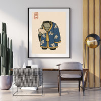 Japanese Frog Illustration | Ukiyoe Style Artwork