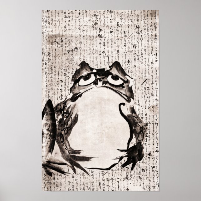 Japanese frog (late 18th-19th century) poster (Front)