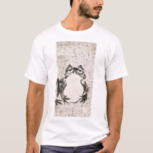 japanese frog painting art canvas artwork vintage T-Shirt