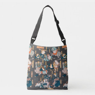 Japanese Frog ukiyo-e Froggies Crossbody Bag
