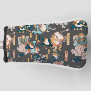 Japanese Frog ukiyo-e Froggies Golf Head Cover