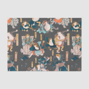 Japanese Frog ukiyo-e Froggies Tissue Paper