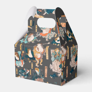 Japanese Frog Woodblock Print Kuniyoshi Ukiyo-e Favour Box