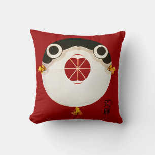 Japanese Fugu blowfish Cushion