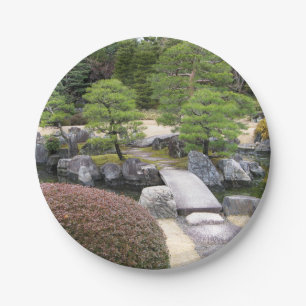 Japanese Garden 日本庭園 Paper Plate