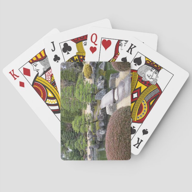 Japanese Garden 日本庭園 Playing Cards (Back)