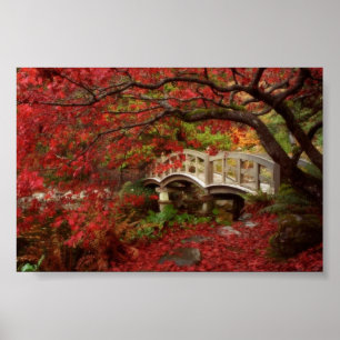 Japanese Garden, British Columbia Poster