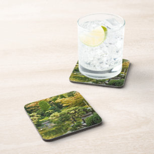Japanese Garden Cork Coaster