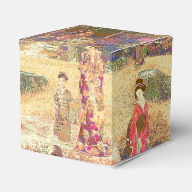 Japanese Garden II / Washed Edition Favour Box (Back Side)