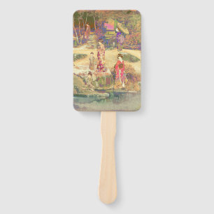 Japanese Garden II / Washed Edition Hand Fan