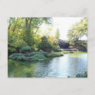 Japanese Garden in Fort Worth Texas # 53 Postcard