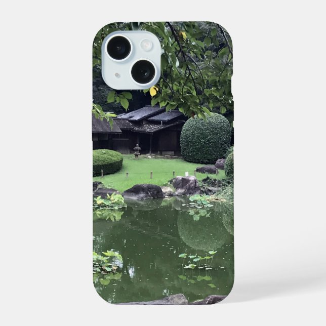 japanese Garden iPhone 15 Case (Back)