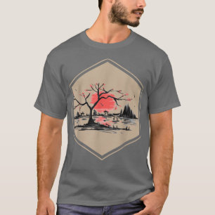 Japanese Garden Japanese Torii Japan Samurai18 T-Shirt