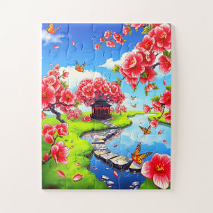 Japanese garden jigsaw puzzle