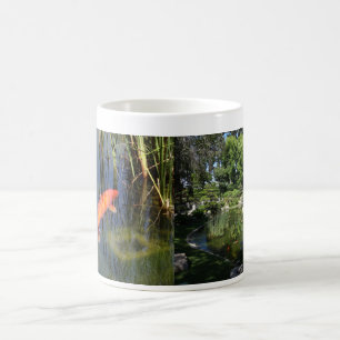 Japanese Garden Koi Fish Lily Pond Mug