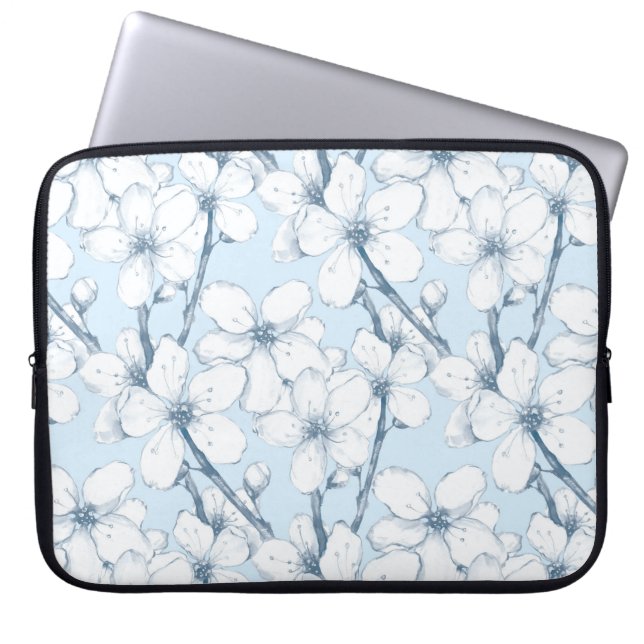 Japanese garden laptop sleeve (Front)