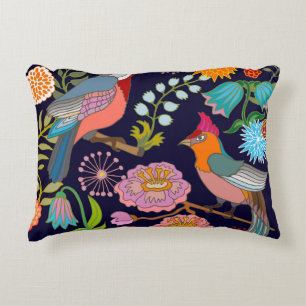 Japanese Garden: Oriental Victorian Seamless Decorative Cushion