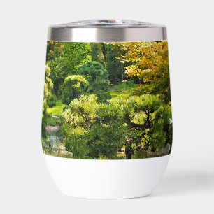 Japanese Garden Painting Effect Landscape