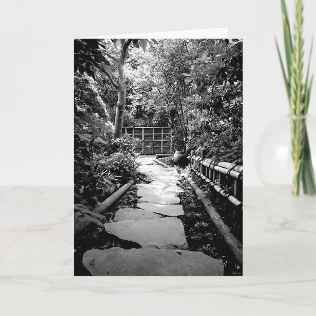 Japanese Garden Path Card (Front)