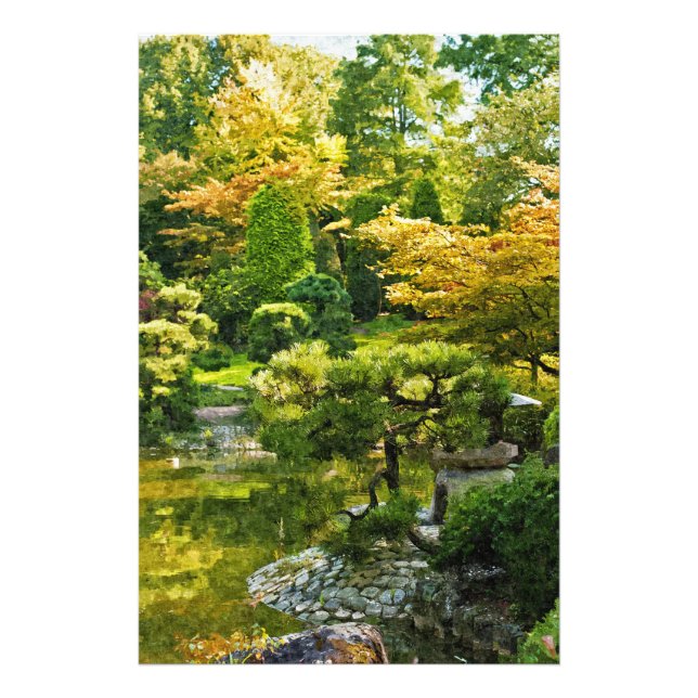 Japanese Garden Photo Print (Front)