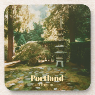 Japanese Garden, Portland, Oregon Souvenir Coaster