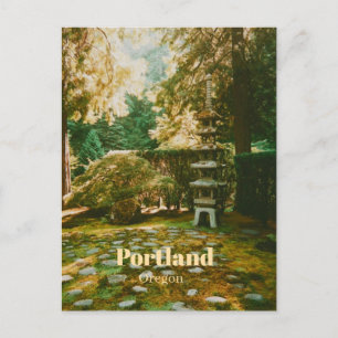 Japanese Garden, Portland, Oregon Souvenir Postcard