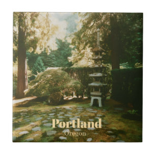 Japanese Garden, Portland, Oregon Souvenir Tile