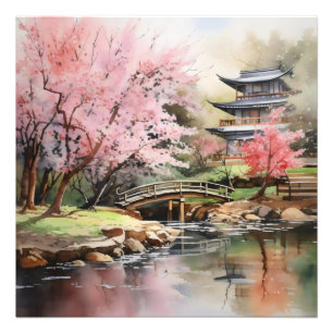 Japanese Garden Spring Photo Print