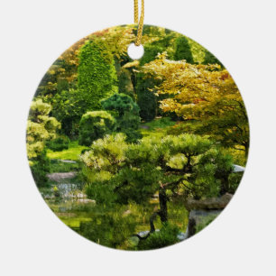 Japanese Garden - Traditional Aesthetic Ceramic Tree Decoration