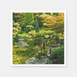 Japanese Garden - Traditional Aesthetic Napkin