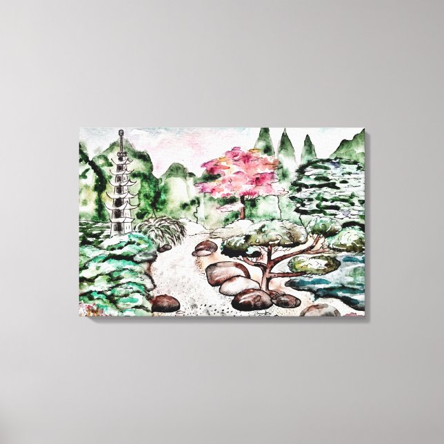 Japanese Garden Wall Art (Front)