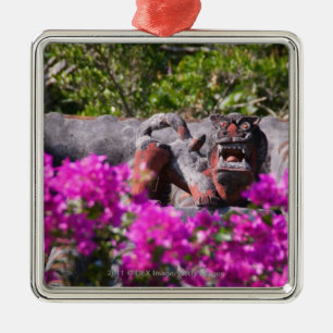 Japanese gargoyle metal tree decoration
