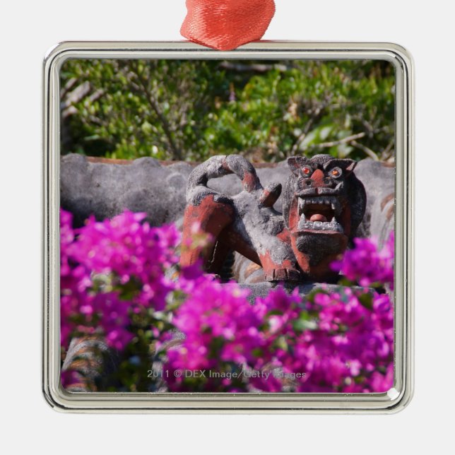 Japanese gargoyle metal tree decoration (Front)
