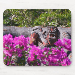 Japanese gargoyle mouse pad