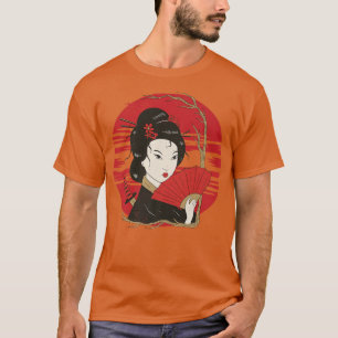 Japanese Geisha Japan Tradtional Art Women Geisha T-Shirt