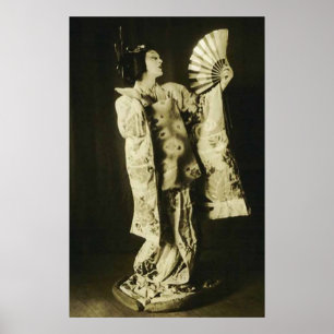 japanese geisha poster