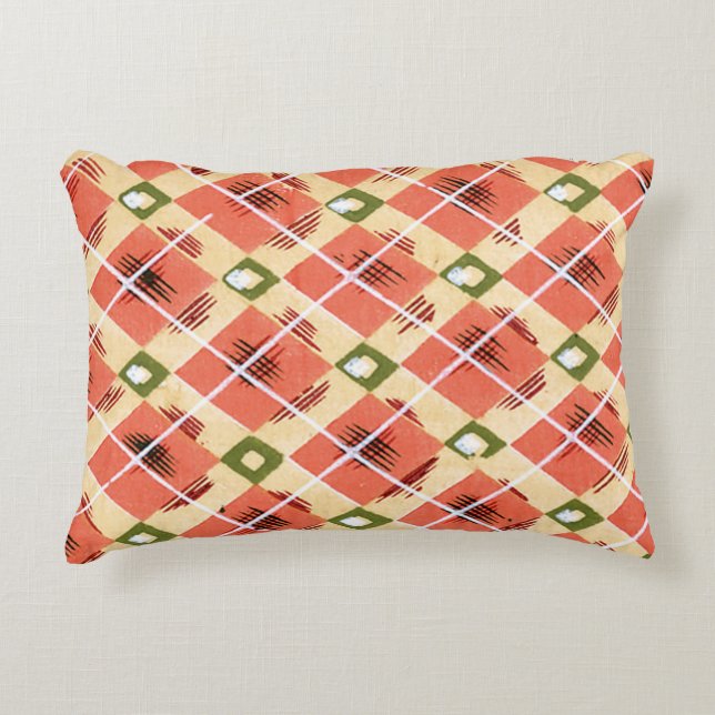 Japanese Geometric Design Decorative Cushion (Front)