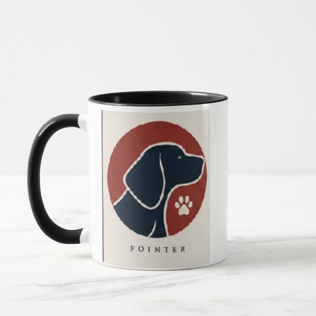 Japanese German Pointer Mug (Left)
