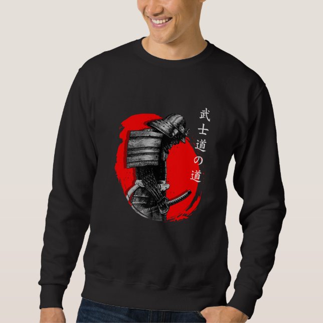 Japanese Ghost Samurai Warrior Bushido Way Aesthet Sweatshirt (Front)