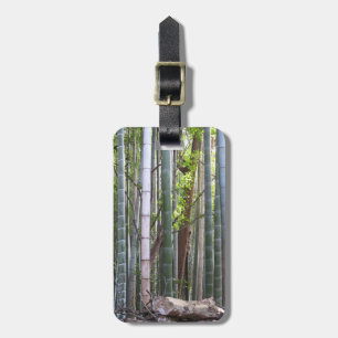 Japanese Giant Bamboo Forest, Sagano, Kyoto, Japan Luggage Tag