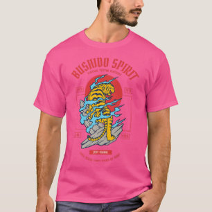 Japanese Gift Martial Art Master Bushido Tiger Cla T-Shirt