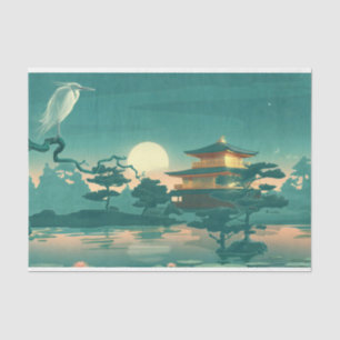 Japanese Girl Multicolour Tissue Paper