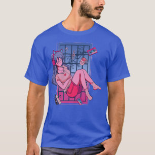 Japanese Girl Music Anime Manga Graphic Art Japan T-Shirt