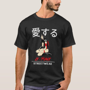 Japanese Girl Warrior Cyber Punk Streetwear T-Shirt