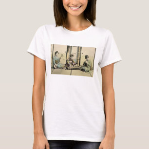 Japanese girls playing the flute, 'koto' and samis T-Shirt