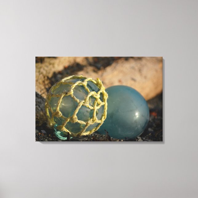 Japanese Glass Fishing Float Canvas Print (Front)