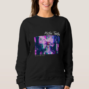 Japanese Glitch Cyberpunk Tokyo Streetwear Aesthet Sweatshirt
