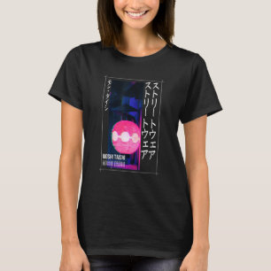 Japanese Glitch Cyberpunk Tokyo Streetwear Aesthet T-Shirt
