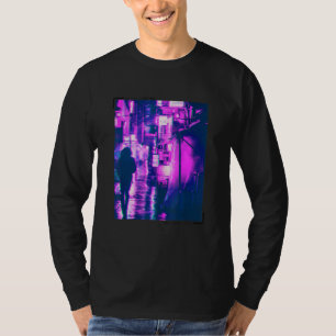 Japanese Glitch Cyberpunk Tokyo Streetwear Aesthet T-Shirt