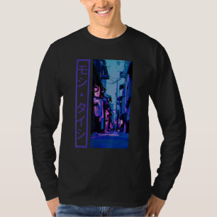 Japanese Glitch Cyberpunk Tokyo Streetwear Aesthet T-Shirt